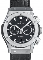 ウブロ - クラシックフュージョン クロノグラフ チタニウム | HUBLOT | 541.NX.1171.LR | 42mm TI 黒文字盤 自動巻き ラバーアリゲーター |