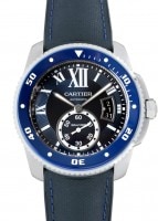 カルティエ - カルティエ カリブル ダイバー | CARTIER | WSCA0010 | SS ブルー文字盤 自動巻き ファブリック/ラバー | 中古 |