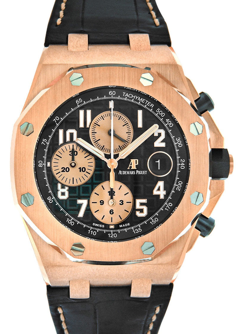 オーデマ・ピゲ ロイヤルオーク オフショア 革ベルト 26470ST オーデマ・ピゲ AUDEMARS PIGUET ロイヤルオーク オフショアクロノ