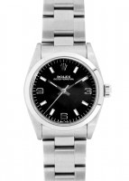 ロレックス - ボーイズ オイスター パーぺチュアル | ROLEX | 67480 | SS 黒文字盤 自動巻き ブレスレット | 中古 |