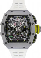 リシャールミル - オートマティック フライバック クロノグラフ | RICHARD MILLE | RM11-03 | TI スケルトン文字盤 自動巻き ラバー | 中古 |
