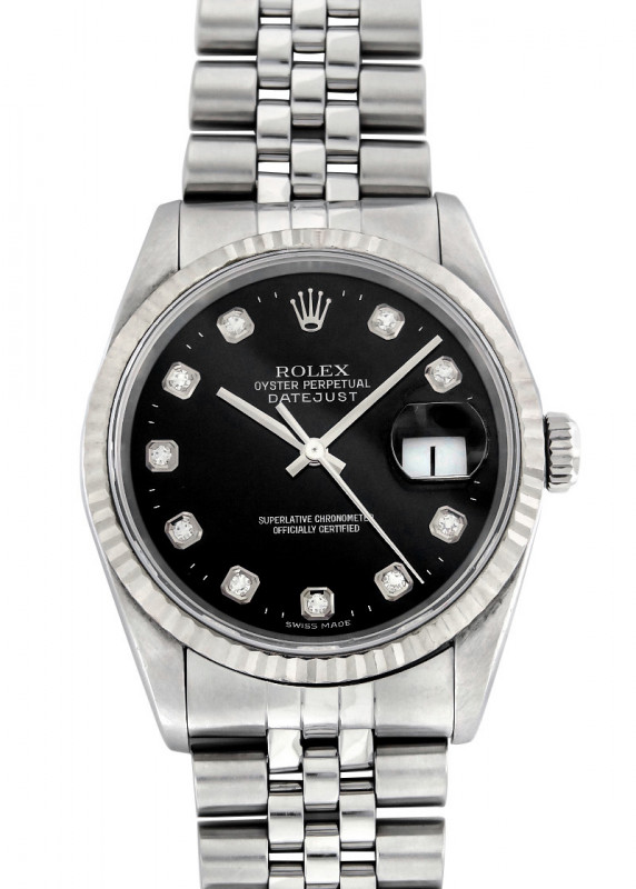 ROLEX ロレックス自動巻きオイスターパーペチュアルデイトジャスト WG/SS ロレックス - オイスター パーペチュアル デイトジャスト | ROLEX