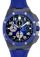 オーデマピゲ - ロイヤル オーク オフショア クロノグラフ | AUDEMARS PIGUET | 26405CE.OO.A030CA.01 | CE ブルー文字盤 自動巻き ラバー | 未使用品  |