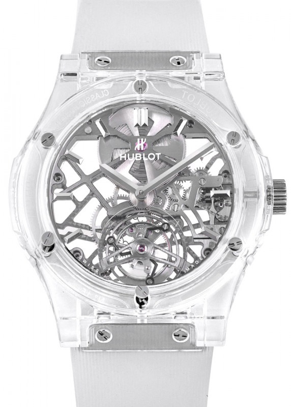 HUBLOT ウブロ　クラシックフュージョン トゥールビヨン オマージュ品 ウブロ - クラシックフュージョン トゥールビヨン サファイア | HUBLOT