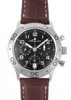 ブレゲ - トランスアトランティック | BREGUET | 3820ST/H2/9W6 | SS 黒文字盤 自動巻き レザー | 中古 |