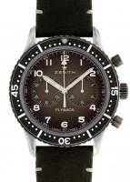 ゼニス - パイロット クロノメトロ TIPO CP-2 フライバック | ZENITH | 11.2240.405/21.C773 | SS グレー文字盤 自動巻き レザー | 委託品 | 未使用品  |