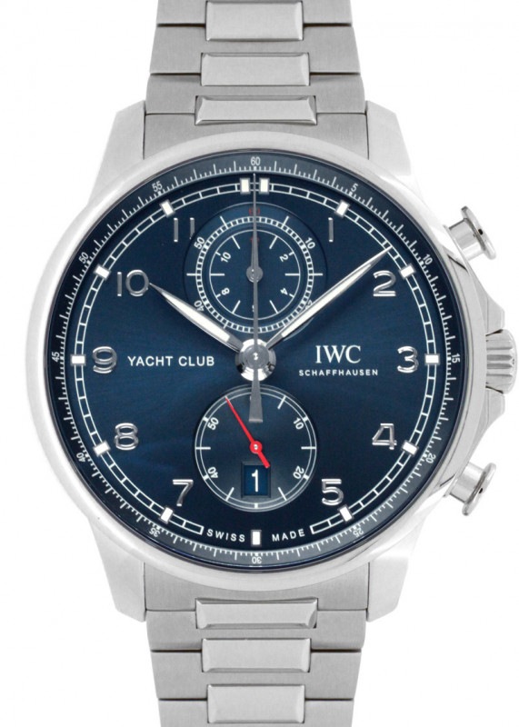 【未使用】IWC ポルトギーゼヨットクラブ　純正ラバーベルト　紺色 未使用】IWC ポルトギーゼヨットクラブ 純正ラバーベルト 紺色 アイ