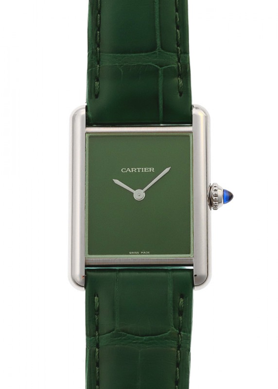 専用　カルティエタンクマスト　グリーン カルティエ - タンク マスト | CARTIER | WSTA0056 | LM SS グリーン