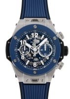 ウブロ - ビッグバン ウニコ チタニウム ブルーセラミック | HUBLOT | 421.NL.5170.RX | TI スケルトン文字盤 自動巻き ラバー |