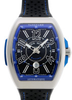 フランクミュラー - ヴァンガード レーシング | FRANCK MULLER | V45SCDT RCG | SS 黒文字盤 自動巻き カーフ/ラバー