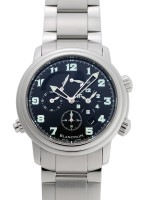 ブランパン - レマンGMTアラーム | BLANCPAIN | 2041-1130M-53B | SS 黒文字盤 自動巻き ブレスレット | 中古