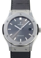 ウブロ - クラシックフュージョン | HUBLOT | 511.NX.7071.LR | TI グレー文字盤 自動巻き ラバーアリゲーター | 中古