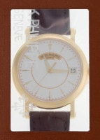 パテックフィリップ - カラトラバ オフィサー | PATEK PHILIPPE | 5153J-001 | YG シルバー文字盤 自動巻き レザー | レストア