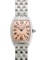 フランクミュラー - カサブランカ | FRANCK MULLER | 1752QZ | SS ピンク文字盤 クォーツ ブレスレット | 中古