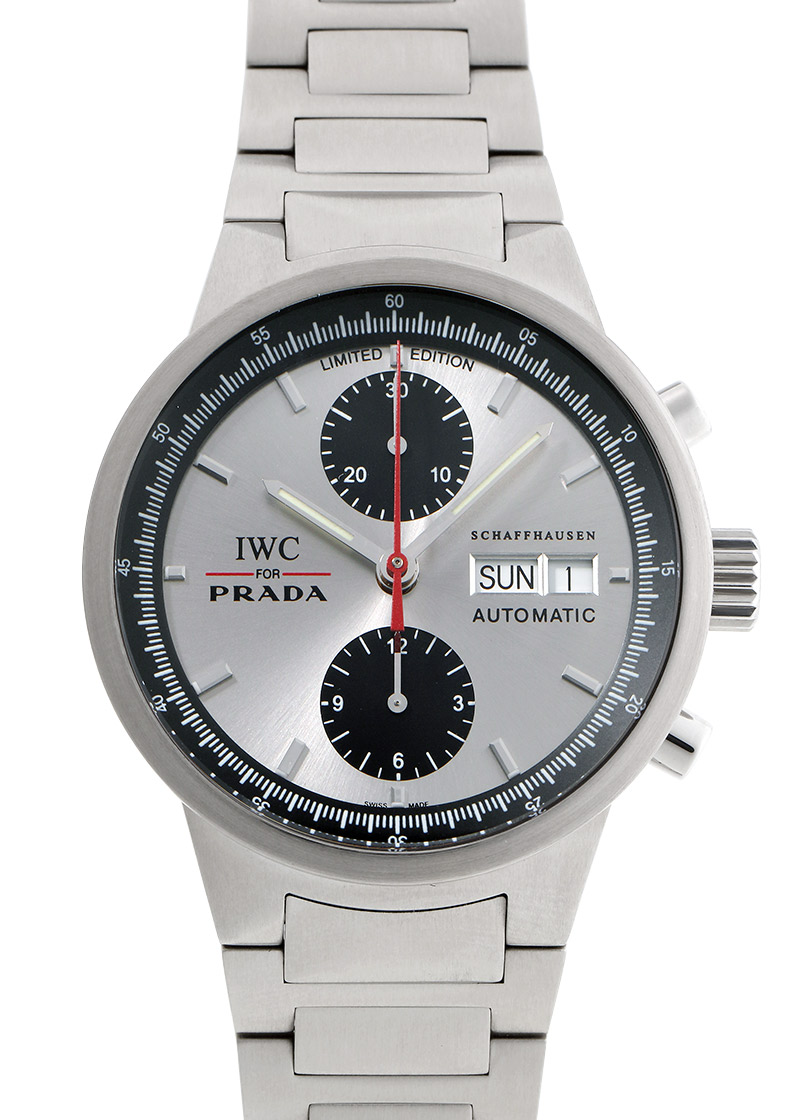 IWC GST クロノグラフ チタン ※ブレスに難ありのためお安く出品します 中古)IWC インターナショナルウォッチカンパニー ジーエスティー