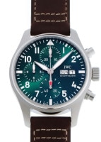 IWC - パイロットウォッチ クロノグラフ 41 | INTERNATIONAL WATCH COMPANY | IW388103 | SS グリーン文字盤 自動巻き レザー | 中古