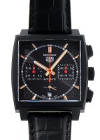 タグホイヤー - モナコ クロノグラフ スペシャルエディション キャリバー ホイヤー02 | TAG HEUER | CBL2180.FC6497 | DLC(TI) 黒文字盤 自動巻き レザー | 未使用品