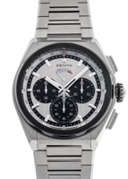 ゼニス - デファイ エルプリメロ21 | ZENITH | 95.9005.9004/01.M9000 | TI&CE シルバー/黒文字盤 自動巻き ブレスレット | 未使用品
