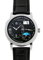 A.ランゲ＆ゾーネ - ランゲ1 ムーンフェイズ | A.LANGE & SOHNE | 192.029(LSLS1923AG) | WG 黒文字盤 手巻き レザー | 中古