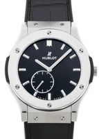 ウブロ - クラシックフュージョン ウルトラスリム | HUBLOT | 515.NX.1270.LR | TI 黒文字盤 手巻き ラバーアリゲーター | 中古