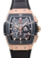 ウブロ - スピリット オブ ビッグバン セラミックベゼル | HUBLOT | 641.OM.0183.LR | RG スケルトン文字盤 自動巻き ラバーアリゲーター | 中古