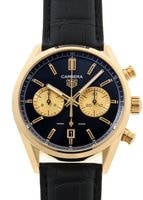 タグホイヤー - カレラ クロノグラフ | TAG HEUER | CBN2044.FC8313 | YG 黒文字盤 自動巻き レザー | 中古