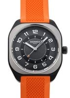 エルメス - H08 | HERMES | SP1.741 | TI グレー文字盤 自動巻き ラバー | 未使用品