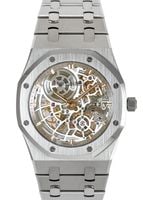 オーデマピゲ - ロイヤルオーク ジャンボ エクストラシン オープンワーク 50周年記念 | AUDEMARS PIGUET | 16204ST.OO.1240ST.01 | SS スケルトン文字盤 自動巻き ブレスレット| 委託品 | 中古