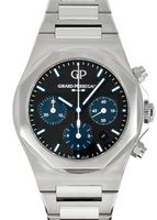 ジラールペルゴ - ロレアート クロノグラフ | GIRARD-PERREGAUX | 81020-11-631-11A | SS 黒/ブルー文字盤 自動巻き ブレスレット | 委託品 | 未使用品
