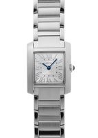カルティエ - タンクフランセーズ SM | CARTIER | WSTA0065 | SS シルバー文字盤 クォーツ ブレスレット | 中古