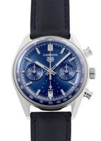タグホイヤー - カレラ クロノグラフ | TAG HEUER | CBS2212.FC6535 | SS ブルー文字盤 自動巻き レザー | 未使用品