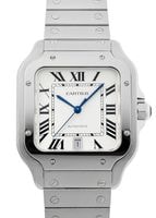 カルティエ - サントス ドゥ カルティエ LM | CARTIER | WSSA0018 | SS シルバー文字盤 自動巻き ブレスレット | 中古