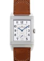 ジャガールクルト - レベルソ クラシック デュオ スモールセコンド | JAEGER LECOULTRE | Q3848423 | SS シルバー/ブラック文字盤 手巻き レザー