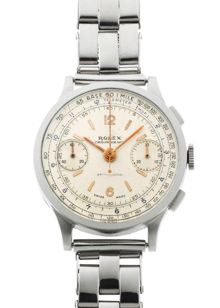 模様 ロレックス - クロノグラフ【1945年製】 | ROLEX | 2508 | SS シルバー