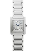 カルティエ - タンクフランセーズ SM | CARTIER | WSTA0129 | SS シルバー文字盤 クォーツ ブレスレット | 未使用品
