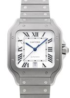 カルティエ - サントス ドゥ カルティエ LM | CARTIER | WSSA0089 | TI シルバー文字盤 自動巻き ブレスレット