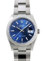 ロレックス - オイスターパーペチュアル デイトジャスト 36 | ROLEX | 126200 | SS ブルー文字盤 自動巻き ブレスレット | 未使用品
