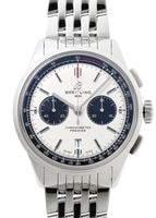 ブライトリング - プレミエ B01 クロノグラフ | BREITLING | AB0118221G1A1(AB0118) | SS シルバー/黒文字盤 自動巻き ブレスレット | 中古