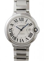 カルティエ - バロンブルー | CARTIER | W69012Z4 | LM SS シルバー文字盤 ブレスレット