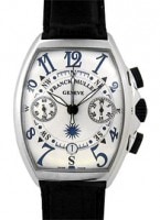 フランクミュラー 7080CCAT MAR トノーカーベックス マリナー SS シルバー文字盤 自動巻き レザー