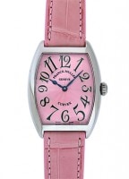 フランクミュラー - ボーイズ トノーカーベックス | FRANCK MULLER | 7502QZ | SS ピンク文字盤 クォーツ レザー