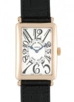 フランクミュラー 1000SC メンズ ロングアイランド PG シルバー レザー