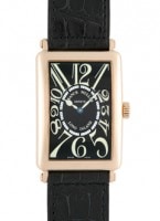 フランクミュラー 1000SC メンズ ロングアイランド PG ブラック レザー