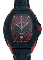 フランクミュラー 8900SCGP GER コンキスタドール グランプリ TI&ERG 黒文字盤 自動巻き レザー