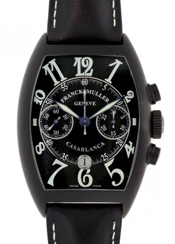 フランクミュラー 8885CCCDT NR カサブランカ ノアール SS（PVD