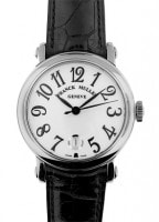 フランクミュラー 7039SCDT ラウンド SS 陶器文字盤 自動巻き レザー