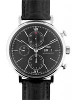 IWC - ポートフィノ クロノグラフ | INTERNATIONAL WATCH COMPANY | IW391029 | SS 黒文字盤 自動巻き レザー