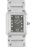 パテック フィリップ - レディース Twenty4 ダイヤモンドケース | PATEK PHILIPPE | 4910/10A-010 | SS グレー文字盤 クォーツ ブレスレット