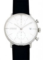 ユンハンス - マックス ビル クロノスコープ | JUNGHANS | 027 4600 00 | SS 白文字盤 自動巻き レザー |