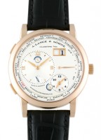 A.ランゲ＆ゾーネ - ランゲ1 タイムゾーン | A.LANGE&SOHNE | 116.032 | 18KPG シルバー文字盤 手巻き レザー